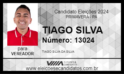 Candidato TIAGO SILVA 2024 - PRIMAVERA - Eleições