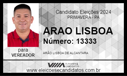 Candidato ARAO LISBOA 2024 - PRIMAVERA - Eleições