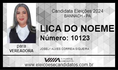 Candidato LICA DO NOENE 2024 - BANNACH - Eleições