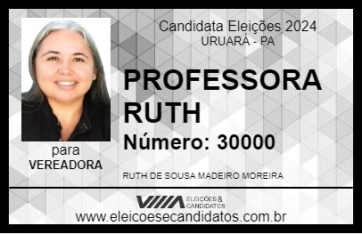 Candidato PROFESSORA RUTH 2024 - URUARÁ - Eleições