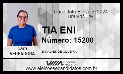 Candidato TIA ENI 2024 - URUARÁ - Eleições