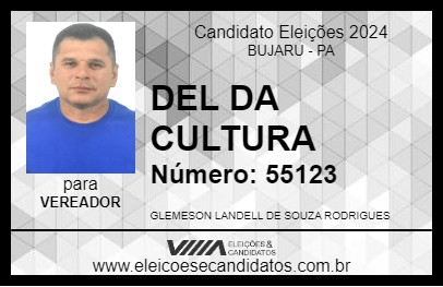 Candidato DEL DA CULTURA 2024 - BUJARU - Eleições