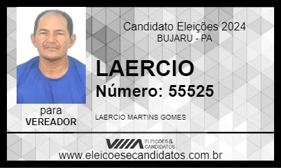 Candidato LAERCIO 2024 - BUJARU - Eleições