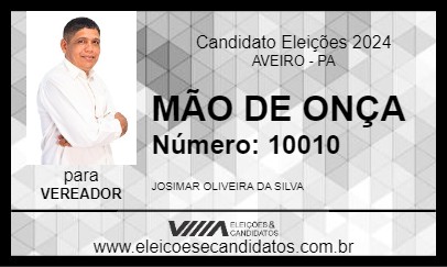 Candidato MÃO DE ONÇA 2024 - AVEIRO - Eleições