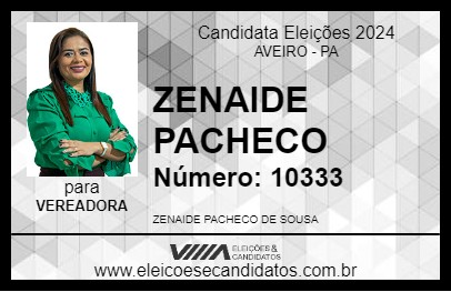 Candidato ZENAIDE PACHECO 2024 - AVEIRO - Eleições