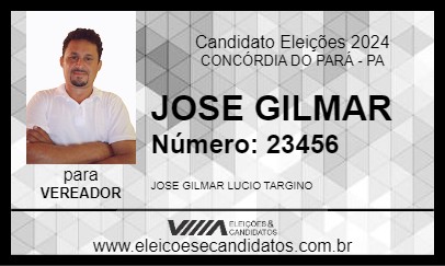 Candidato JOSE GILMAR 2024 - CONCÓRDIA DO PARÁ - Eleições