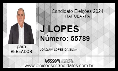 Candidato J LOPES 2024 - ITAITUBA - Eleições