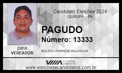 Candidato PAGUDO 2024 - GURUPÁ - Eleições