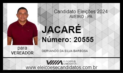 Candidato JACARÉ 2024 - AVEIRO - Eleições