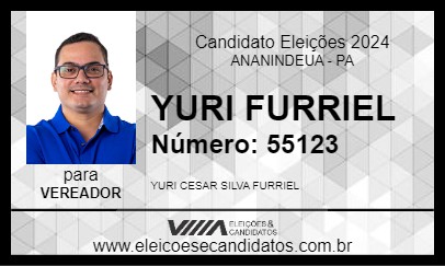 Candidato YURI FURRIEL 2024 - ANANINDEUA - Eleições