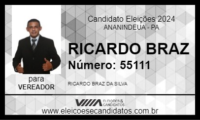 Candidato RICARDO BRAZ 2024 - ANANINDEUA - Eleições