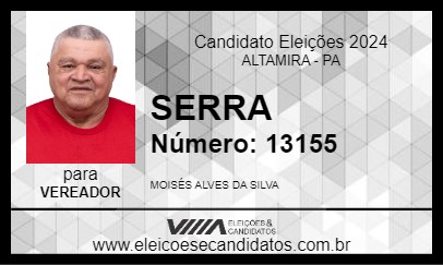 Candidato SERRA 2024 - ALTAMIRA - Eleições