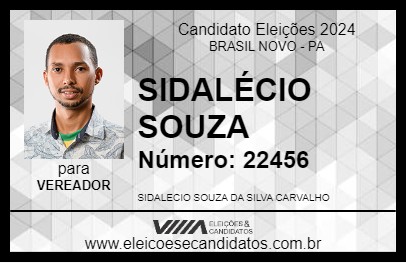 Candidato SIDALÉCIO SOUZA 2024 - BRASIL NOVO - Eleições