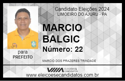 Candidato MARCIO BALGIC 2024 - LIMOEIRO DO AJURU - Eleições