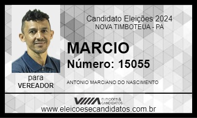 Candidato MARCIO 2024 - NOVA TIMBOTEUA - Eleições