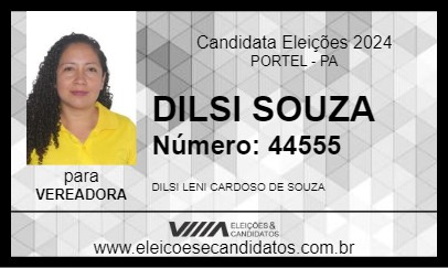 Candidato DILSI SOUZA 2024 - PORTEL - Eleições