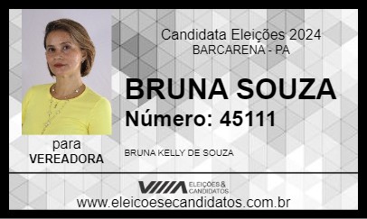 Candidato BRUNA SOUZA 2024 - BARCARENA - Eleições