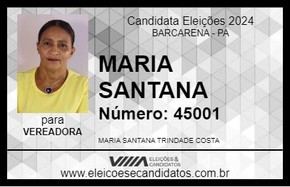 Candidato MARIA SANTANA 2024 - BARCARENA - Eleições