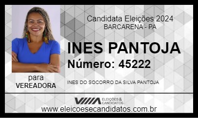 Candidato INES PANTOJA 2024 - BARCARENA - Eleições