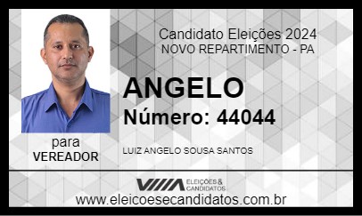 Candidato ANGELO 2024 - NOVO REPARTIMENTO - Eleições