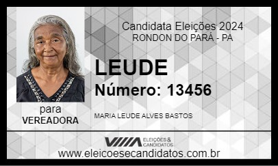 Candidato LEUDE 2024 - RONDON DO PARÁ - Eleições