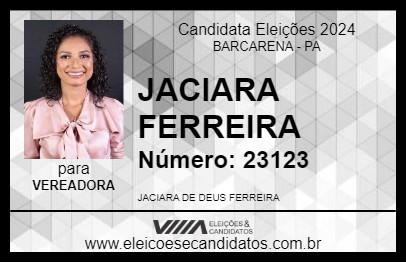 Candidato JACIARA FERREIRA 2024 - BARCARENA - Eleições