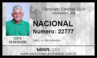 Candidato NACIONAL 2024 - XINGUARA - Eleições