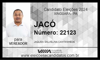 Candidato JACÓ 2024 - XINGUARA - Eleições