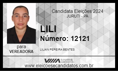 Candidato LILI 2024 - JURUTI - Eleições