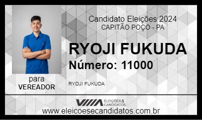 Candidato RYOJI FUKUDA 2024 - CAPITÃO POÇO - Eleições