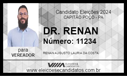 Candidato DR. RENAN 2024 - CAPITÃO POÇO - Eleições