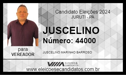 Candidato JUSCELINO 2024 - JURUTI - Eleições