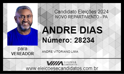 Candidato ANDRE DIAS 2024 - NOVO REPARTIMENTO - Eleições