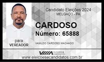 Candidato CARDOSO 2024 - MELGAÇO - Eleições