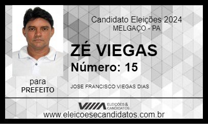 Candidato ZÉ VIEGAS 2024 - MELGAÇO - Eleições