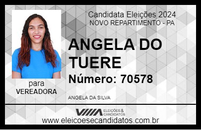 Candidato ANGELA DO TUERE 2024 - NOVO REPARTIMENTO - Eleições