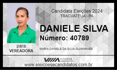 Candidato DANIELE SILVA 2024 - TRACUATEUA - Eleições