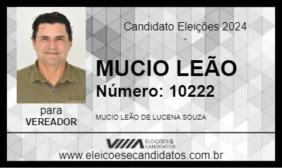 Candidato MUCIO LEÃO 2024 - CAPANEMA - Eleições