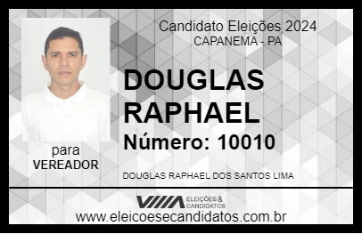 Candidato DOUGLAS RAPHAEL 2024 - CAPANEMA - Eleições