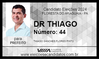 Candidato DR THIAGO 2024 - FLORESTA DO ARAGUAIA - Eleições