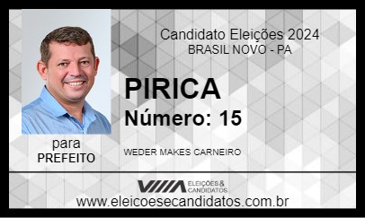 Candidato PIRICA 2024 - BRASIL NOVO - Eleições