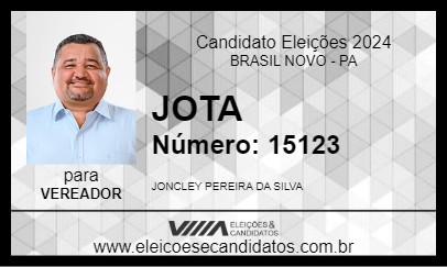 Candidato JOTA 2024 - BRASIL NOVO - Eleições