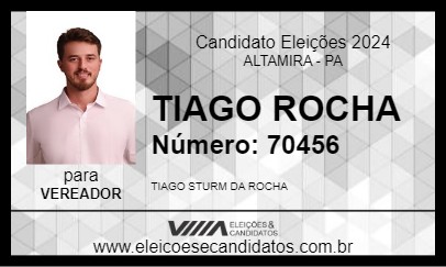 Candidato TIAGO ROCHA 2024 - ALTAMIRA - Eleições