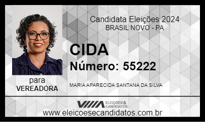 Candidato CIDA 2024 - BRASIL NOVO - Eleições