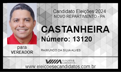 Candidato CASTANHEIRA 2024 - NOVO REPARTIMENTO - Eleições