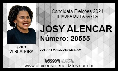 Candidato JOSY ALENCAR 2024 - IPIXUNA DO PARÁ - Eleições