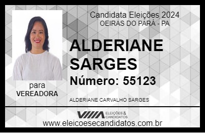 Candidato ALDERIANE SARGES 2024 - OEIRAS DO PARÁ - Eleições