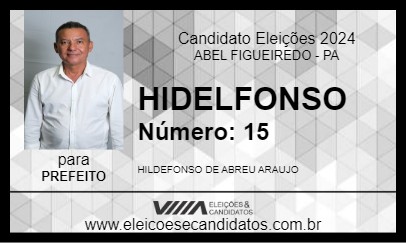 Candidato HIDELFONSO 2024 - ABEL FIGUEIREDO - Eleições