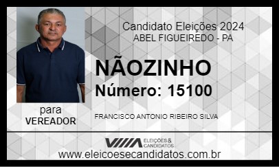 Candidato NÃOZINHO 2024 - ABEL FIGUEIREDO - Eleições