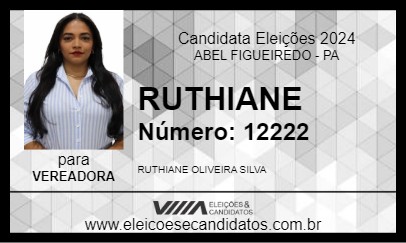 Candidato RUTHIANE  2024 - ABEL FIGUEIREDO - Eleições